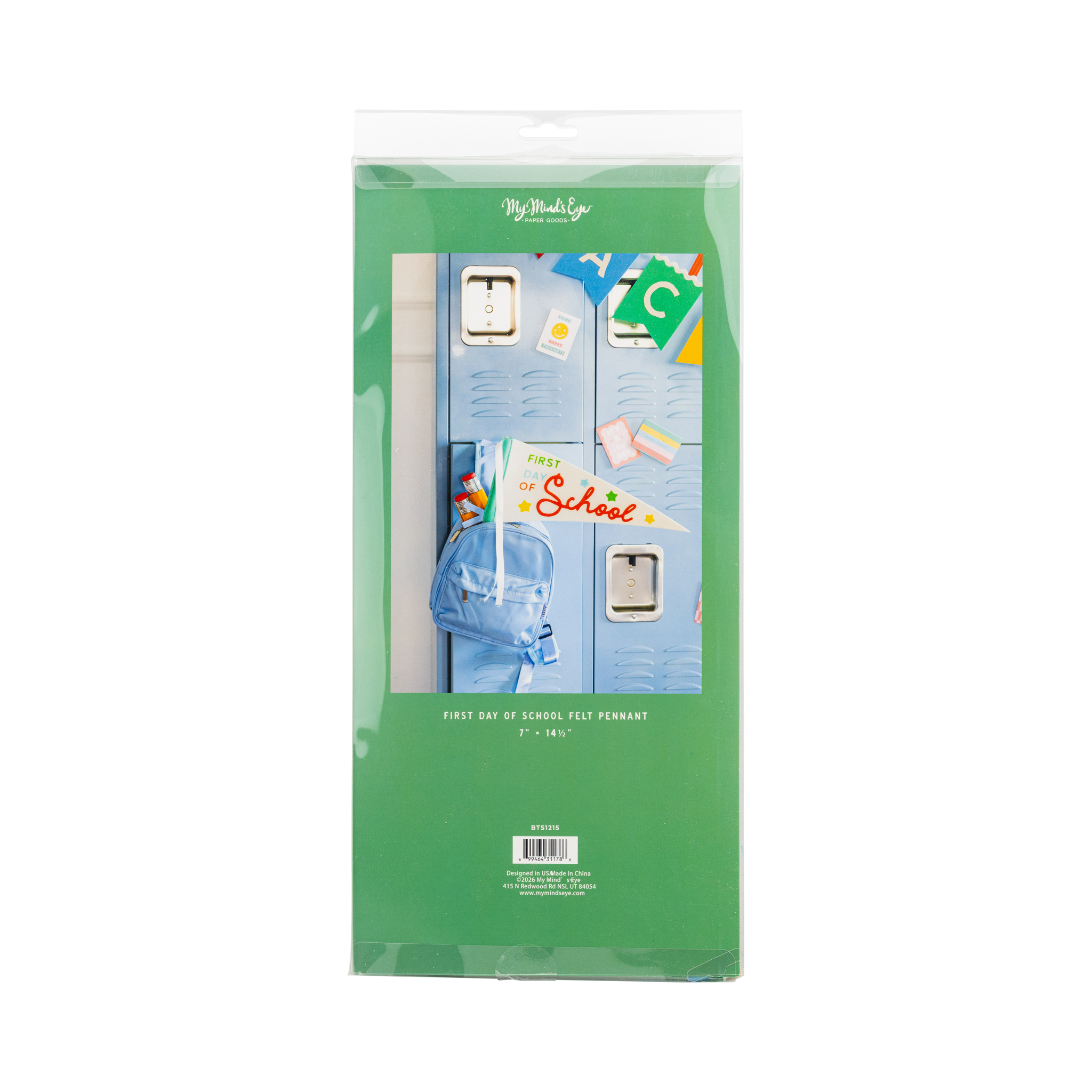 BTS1215 - First Day Felt Pennant