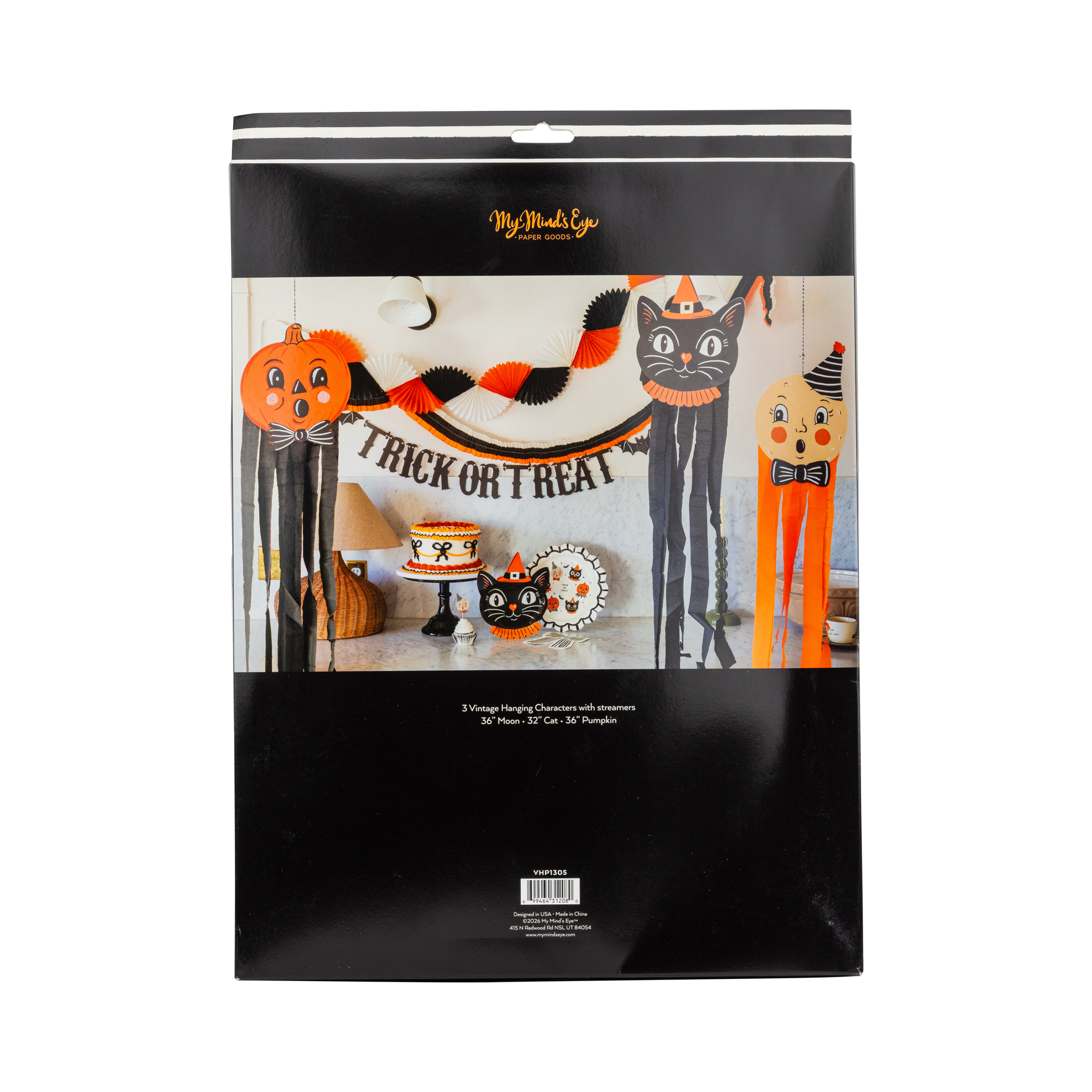 VHP1305 - Vintage Hanging Characters with Streamers