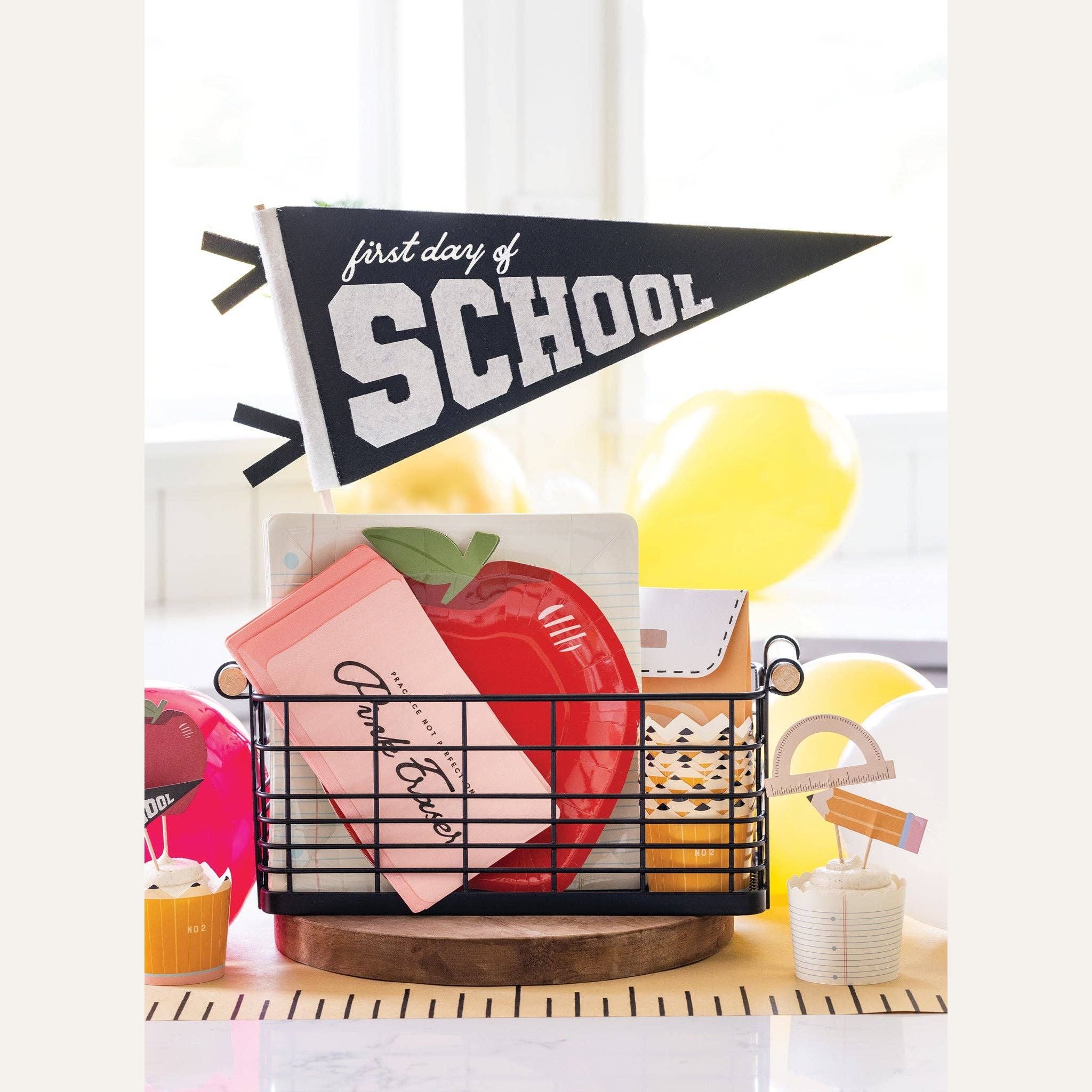 BTS939 -  Occasions By Shakira - Back To School Eraser Dinner Napkin
