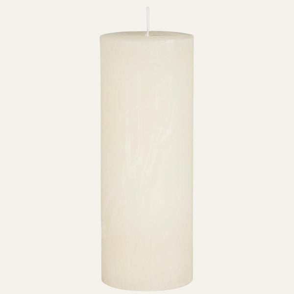 Pillar Candle | Buttercream - TheGiftCoMalta