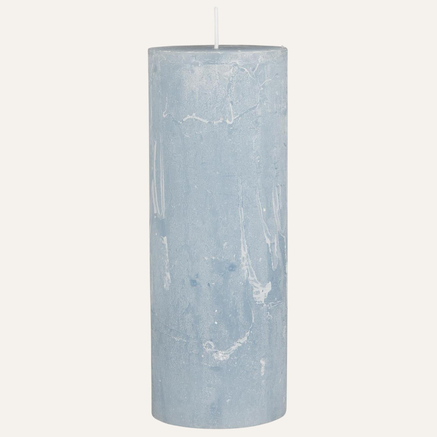 Pillar Candle | Blue Frost - TheGiftCoMalta
