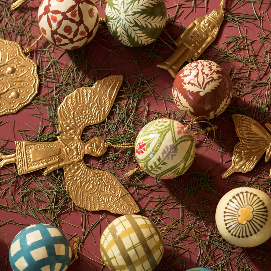 Lady Angel Brass Ornament