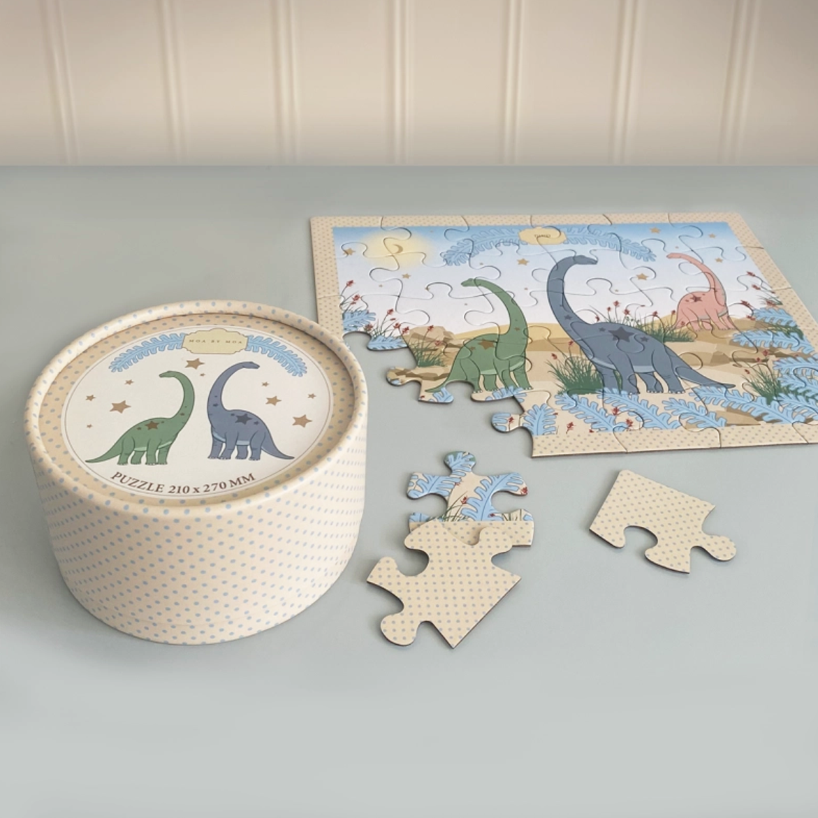 Dinosaur puzzle, FSC-certified, Moa by Moa