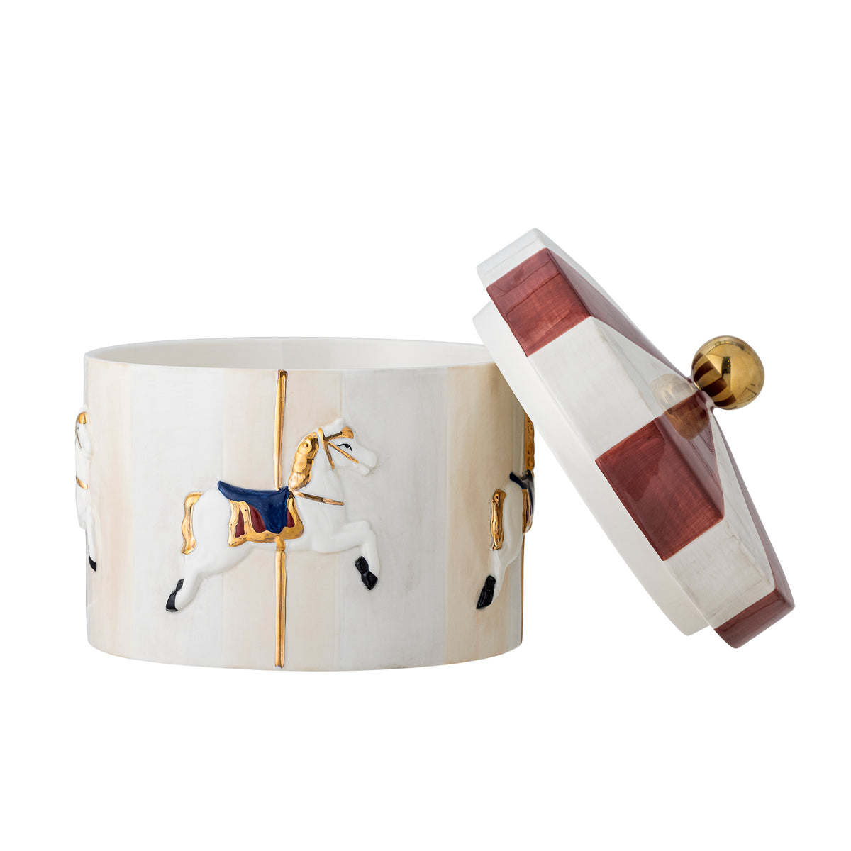 Merry-go-round Jar w/Lid