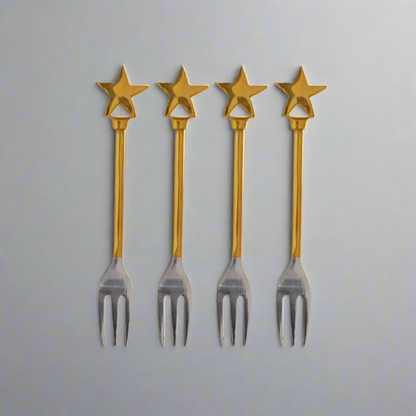 Twinkle Dessert Forks - TheGiftCoMalta