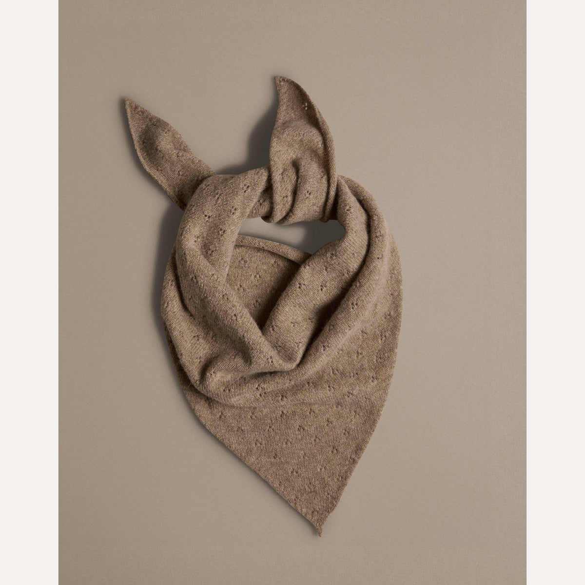 Pointelle Neckerchief | Biscuit