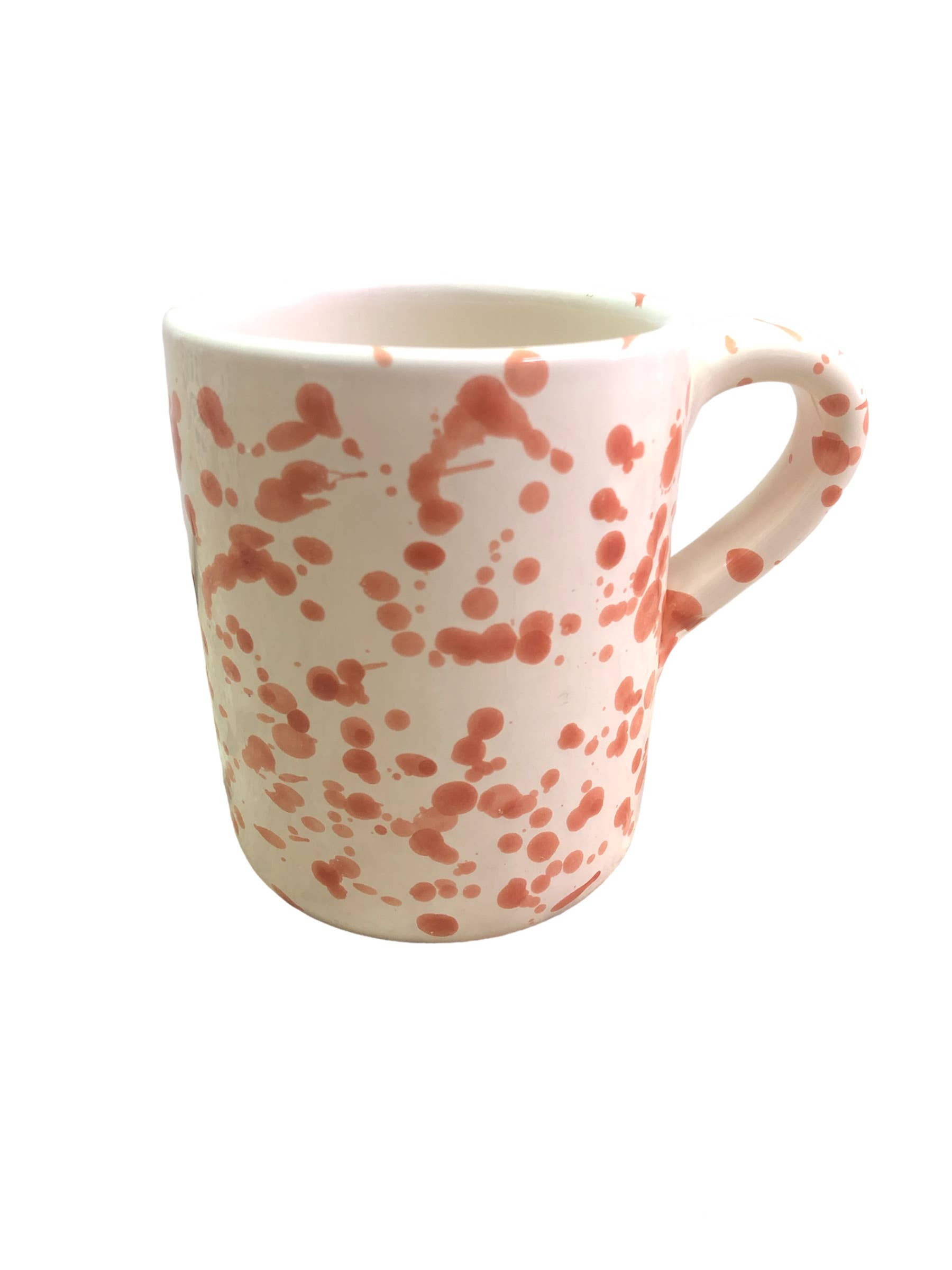 Mug cm. 9 - Splashed Line: Cream/blue