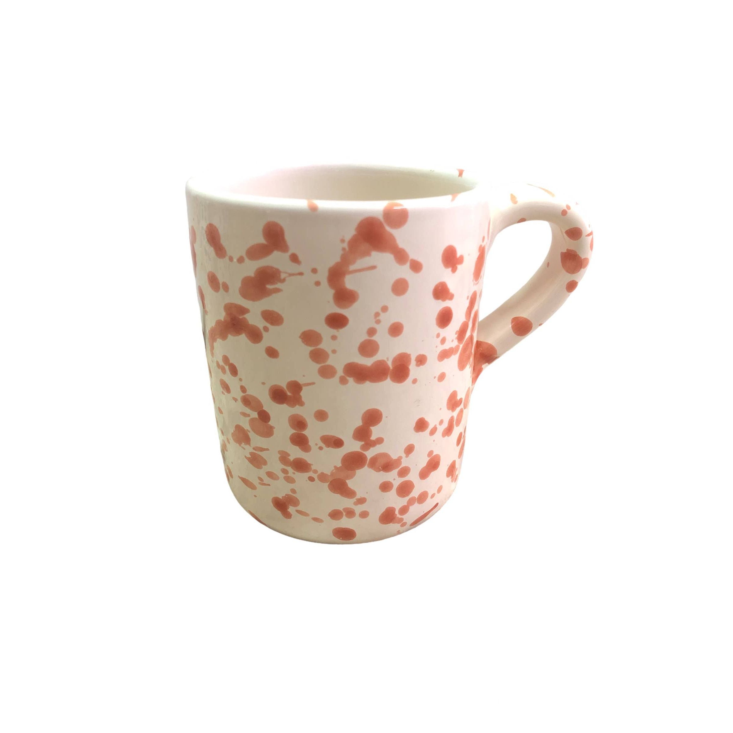 Mug cm. 9 - Splashed Line: Cream/grey