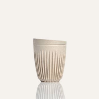Huskee Cup + Lid 8oz: Natural