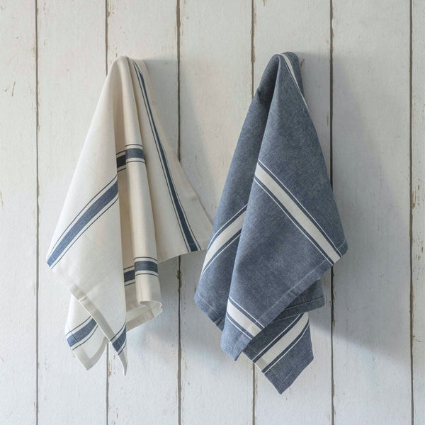 Set of 2 Tea Towels - Ink Stripe - TheGiftCoMalta