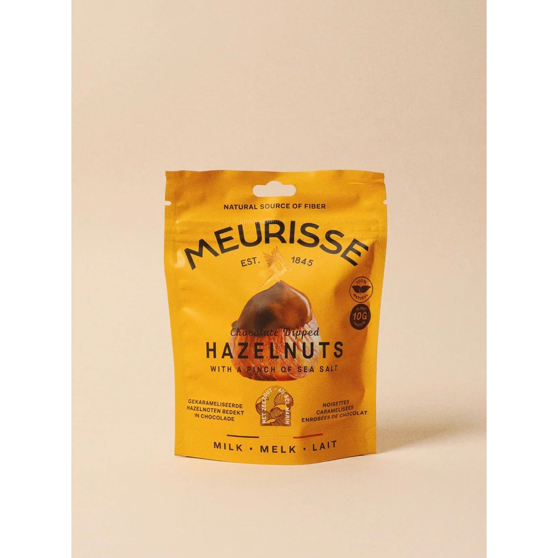 Meurisse chocolate dipped hazelnuts