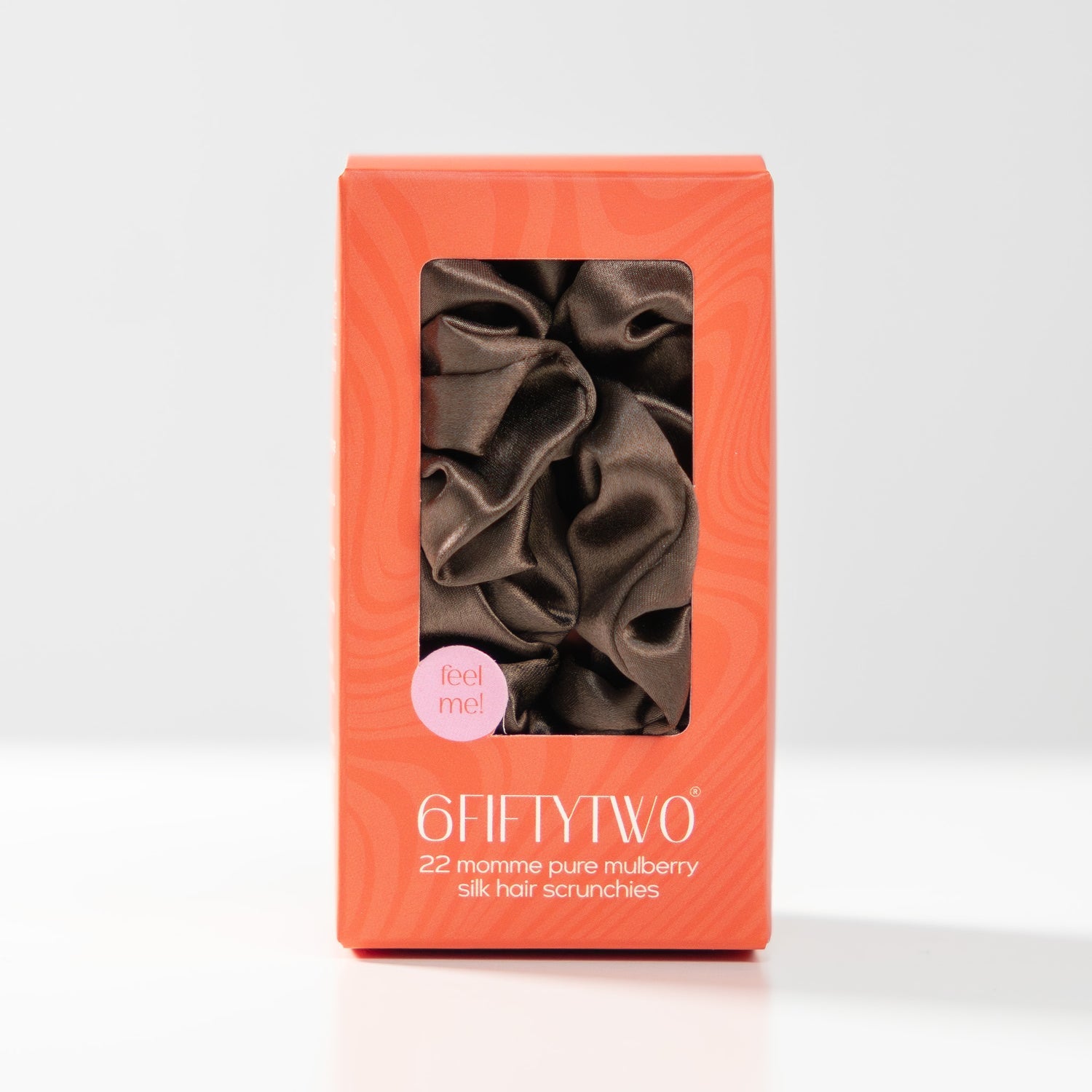 Classic Silk Scrunchies Chocolate