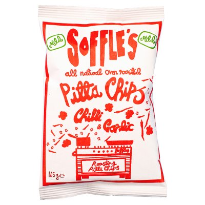 Soffle's Mild Pitta Chip Chilli & Garlic 165g