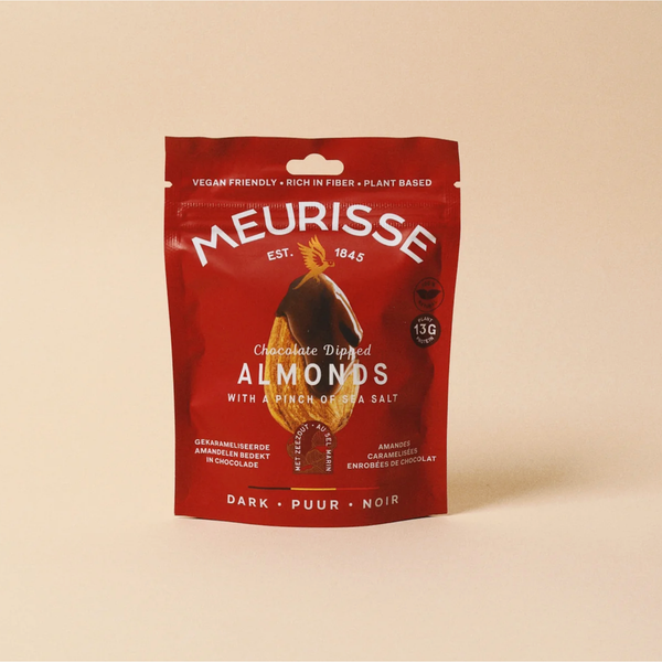 Meurisse chocolate dipped almonds