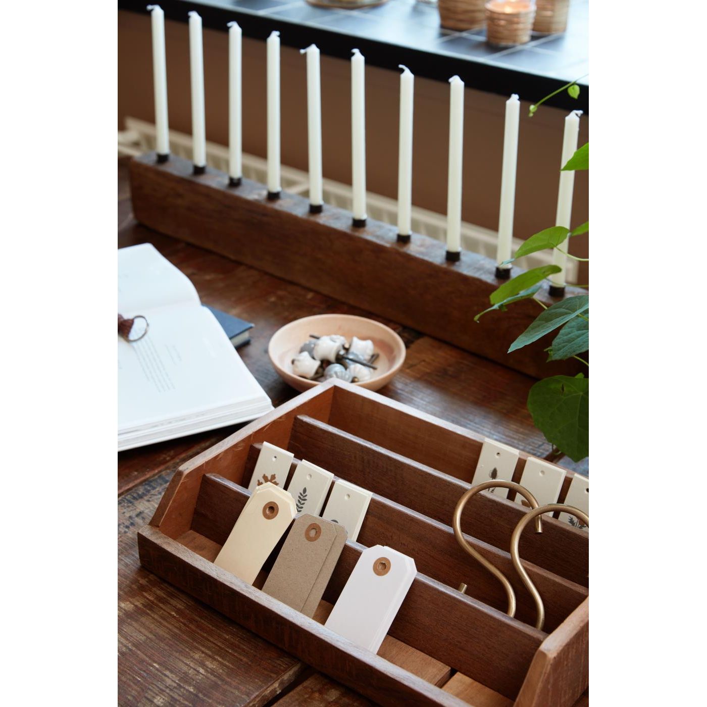 Card tag white X 10 - TheGiftCoMalta
