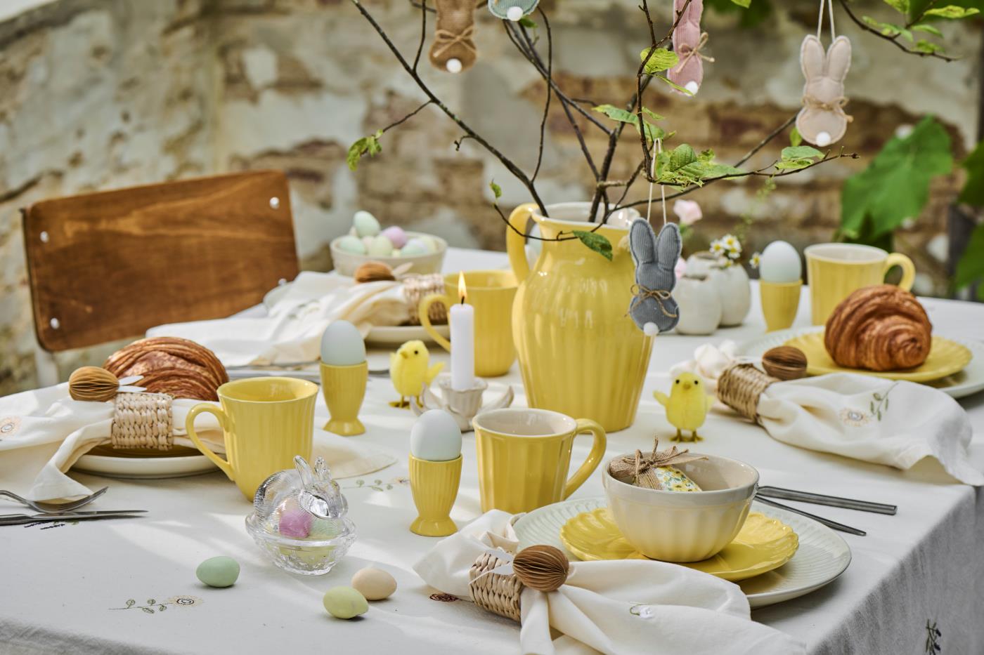 Cotton Napkin - Snowdrop embroidered - TheGiftCoMalta