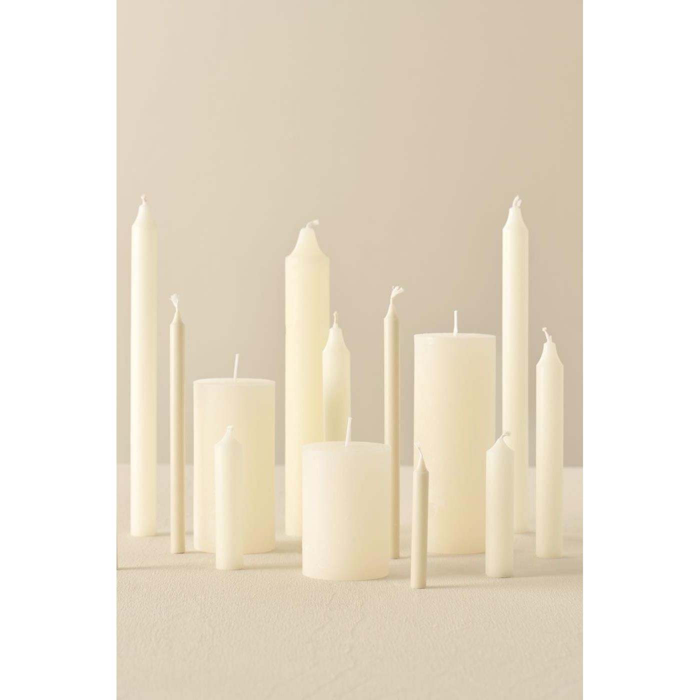 Pillar Candle | Buttercream - TheGiftCoMalta