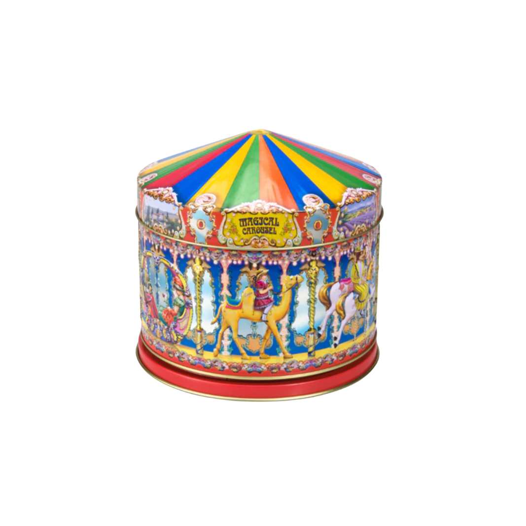 Churchill Musical Carousel Biscuit Tin