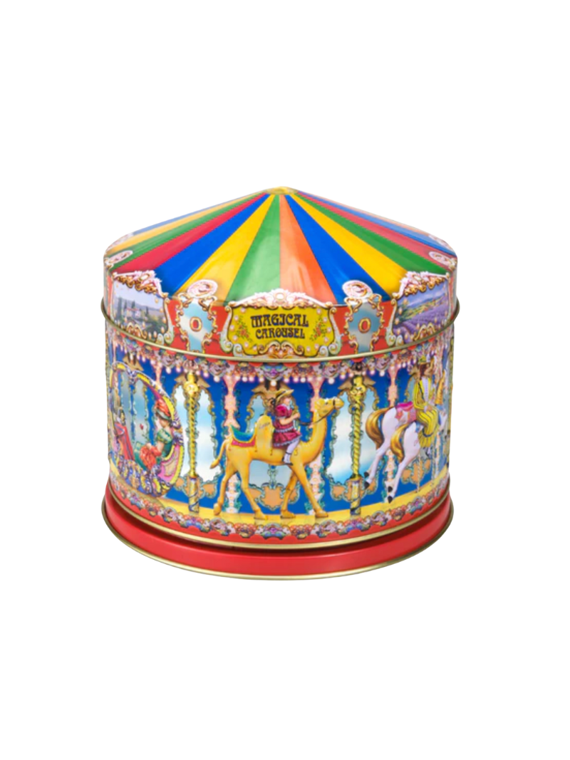 Churchill Musical Carousel Biscuit Tin