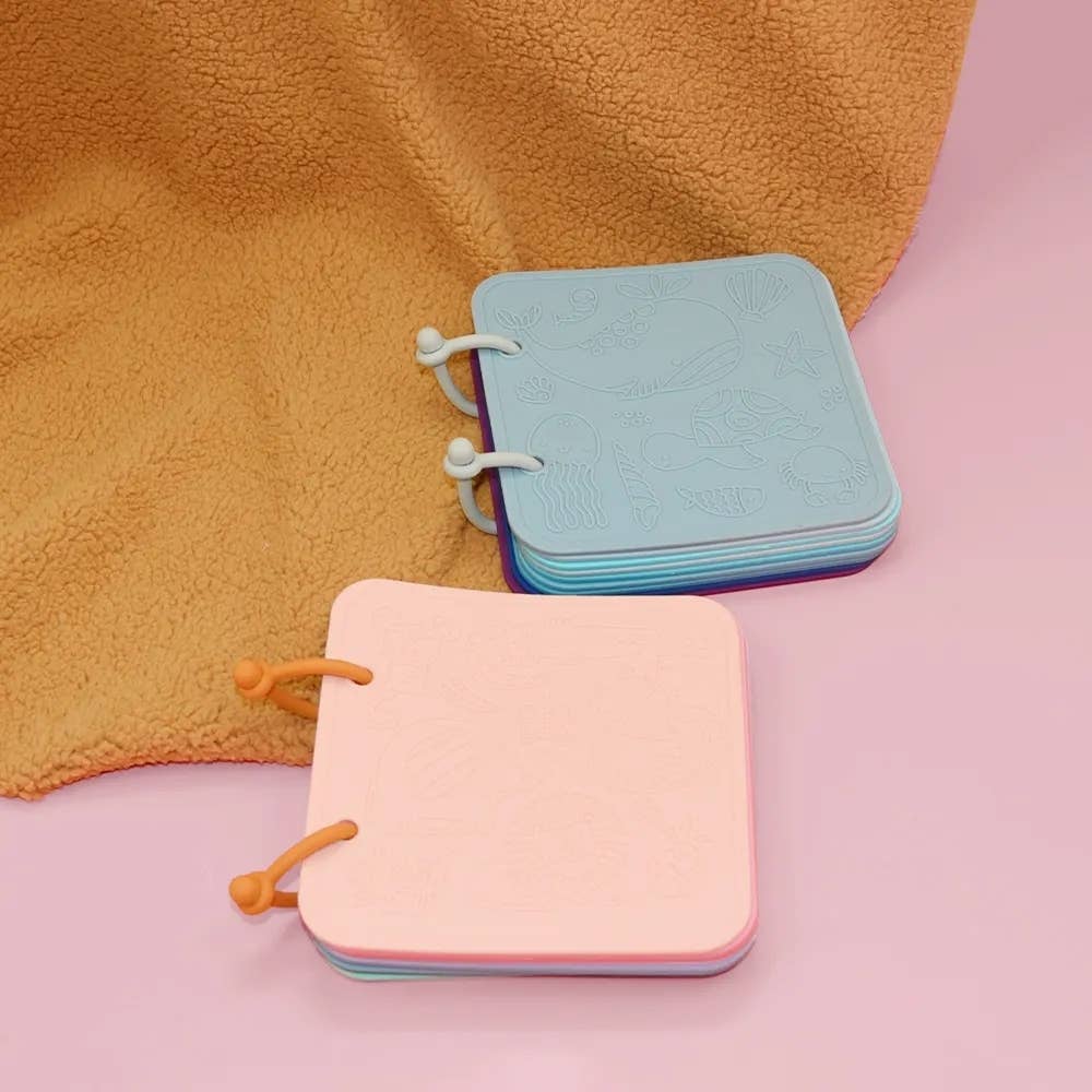 Sensory bath toy - Silicone bath book: Savannah