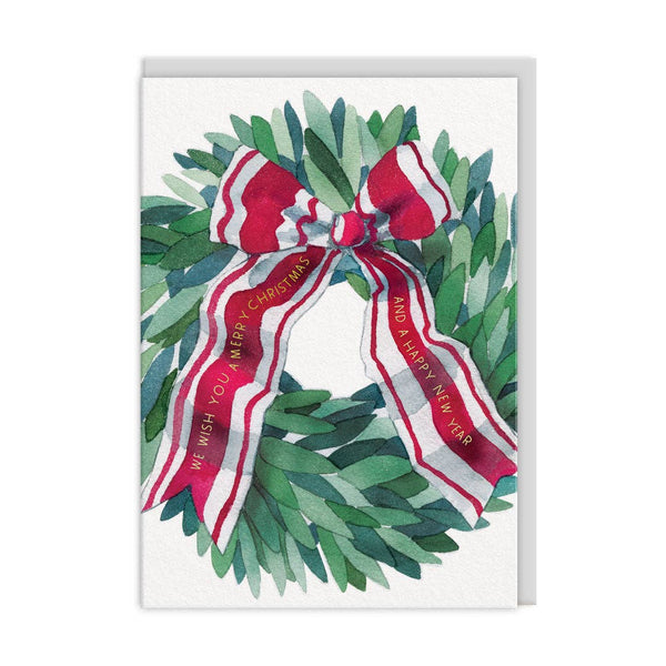 Christmas Wreath Greeting Card (12765)