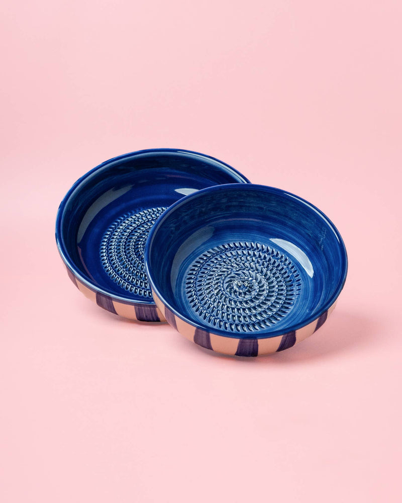 Large Pottery Grater Plate – Includes Gift Spoon / COAST