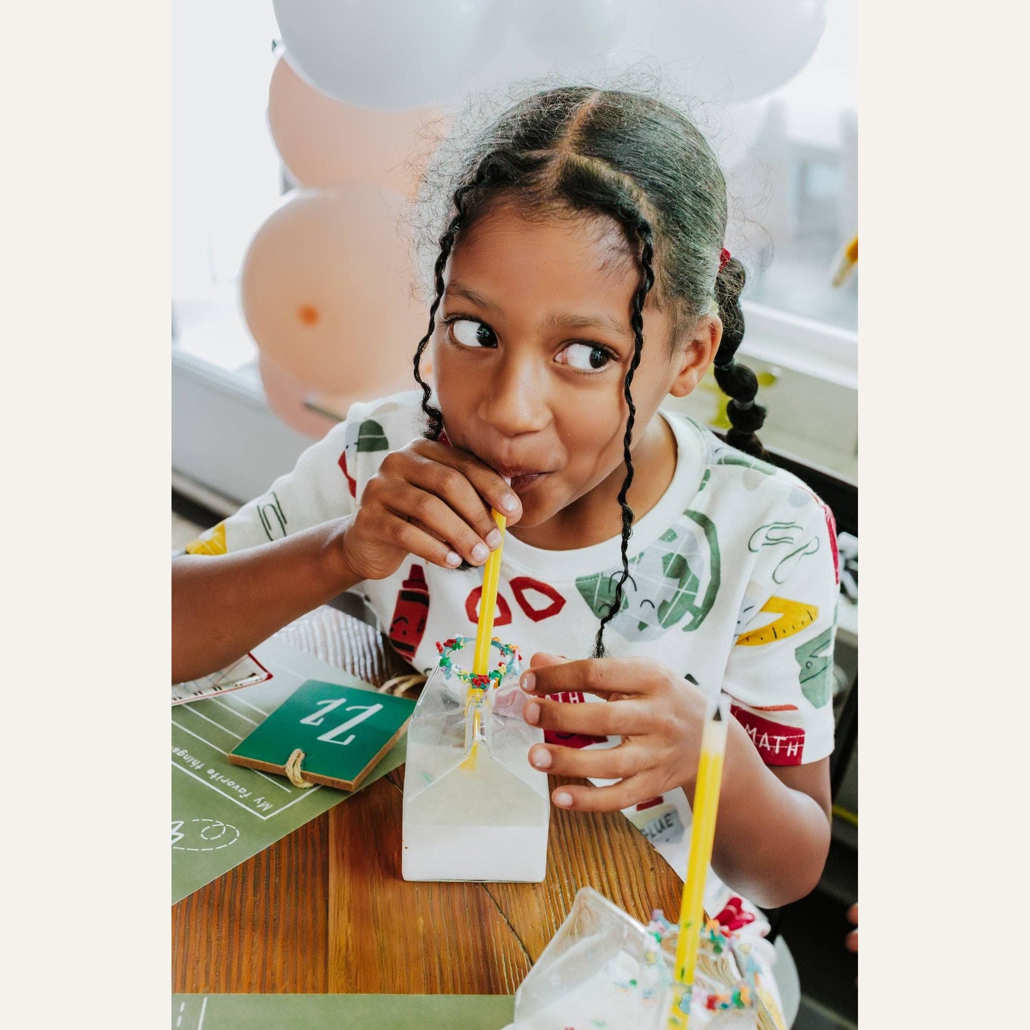 BTS1115 - Pencil Reusable Straws - 12 count