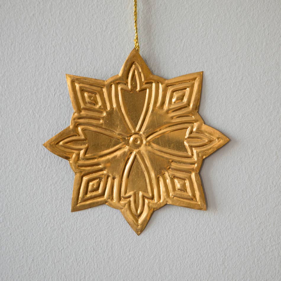 Star Brass Ornament
