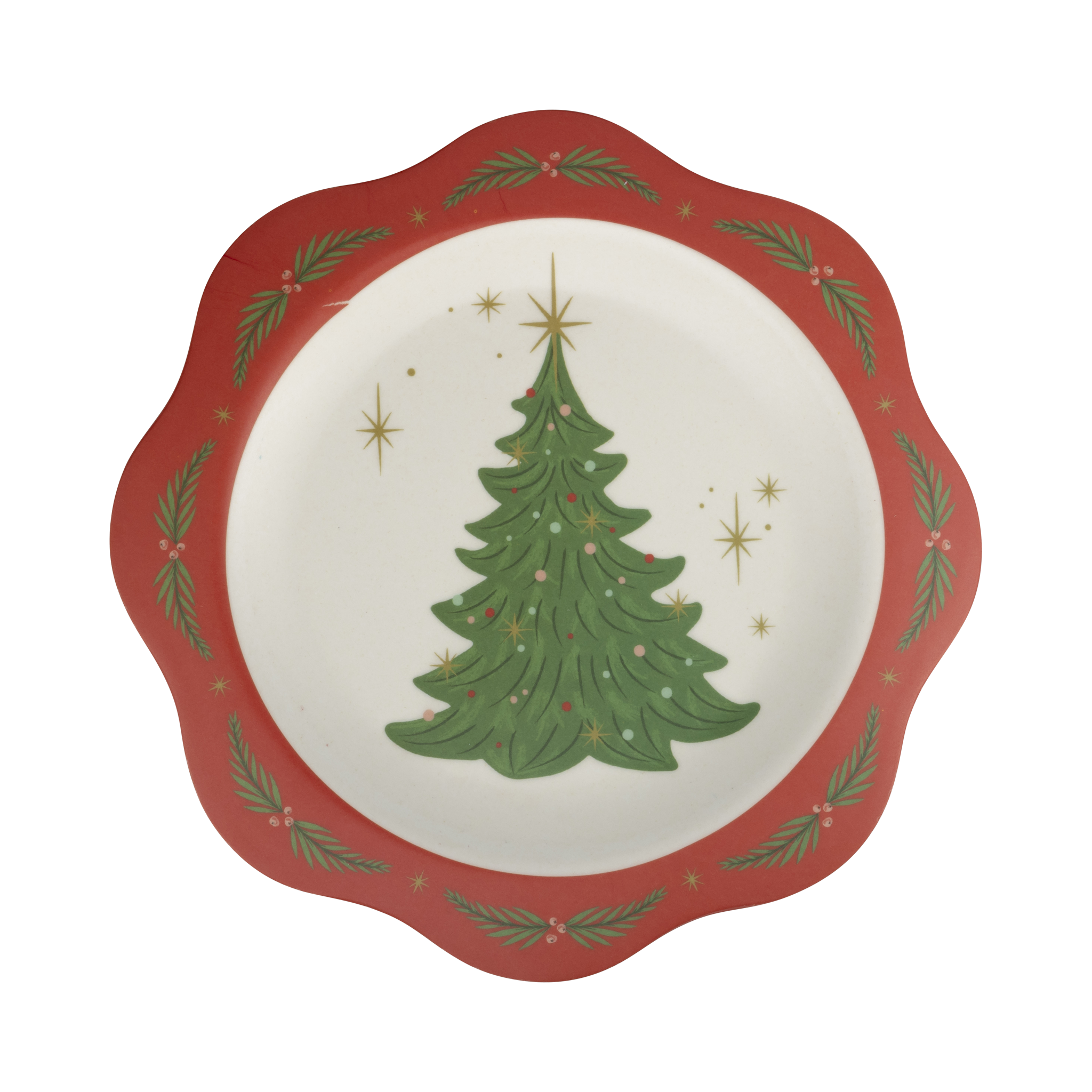 NUT1143 - Nutcracker Bamboo 9" Plate Set