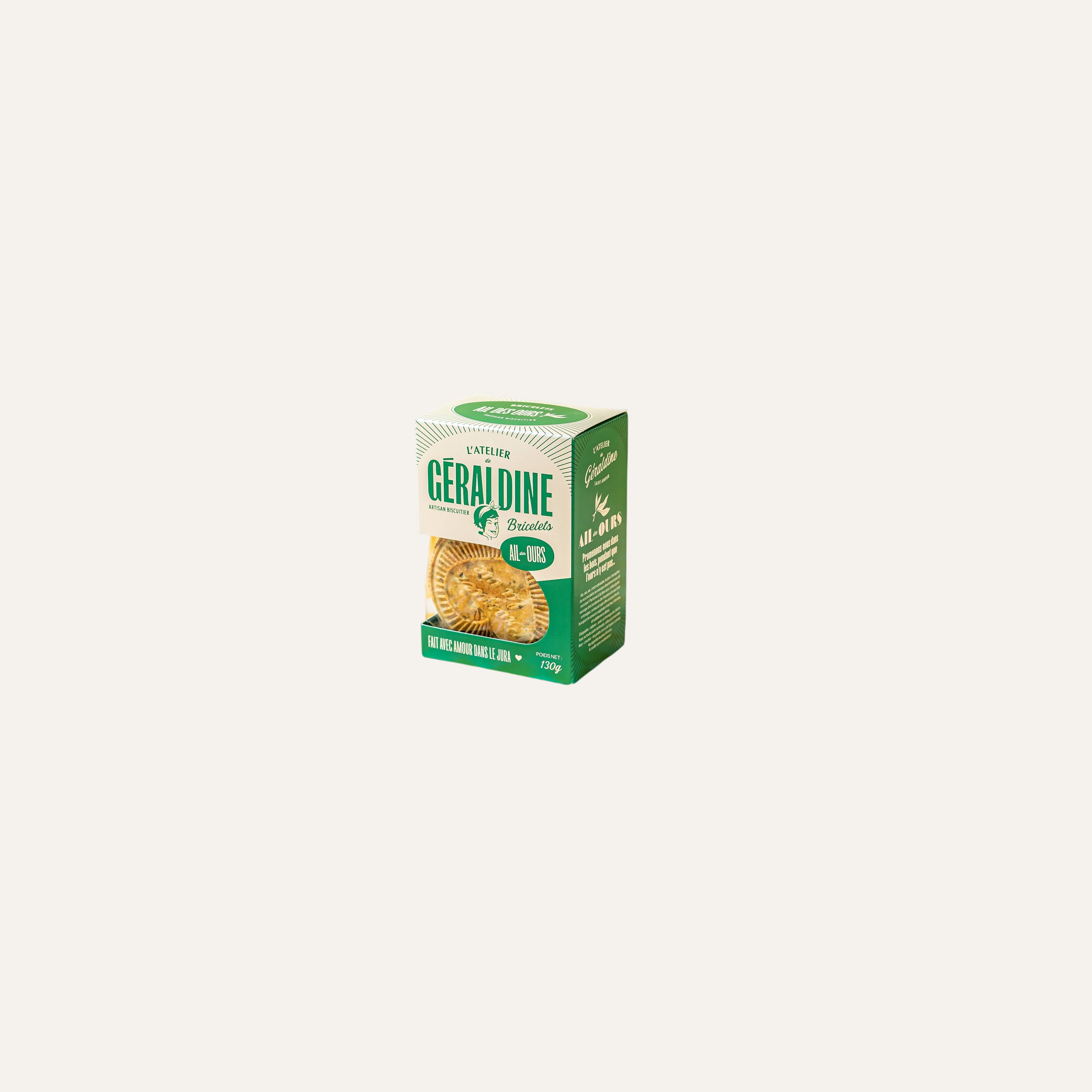 “Wild Garlic Bricelets” - Salty aperitif cookies