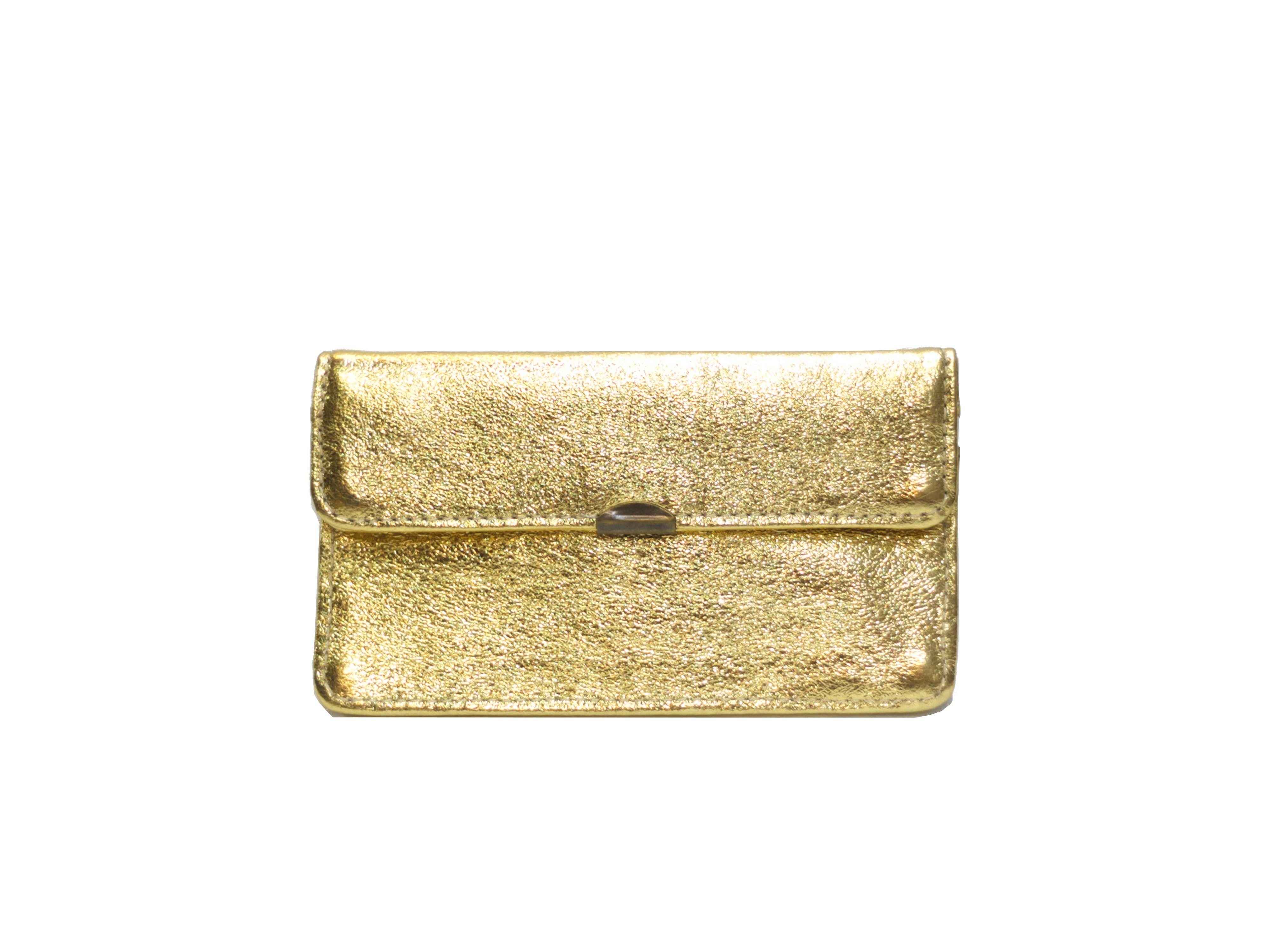 Compact all-in-one leather wallet: Leopard