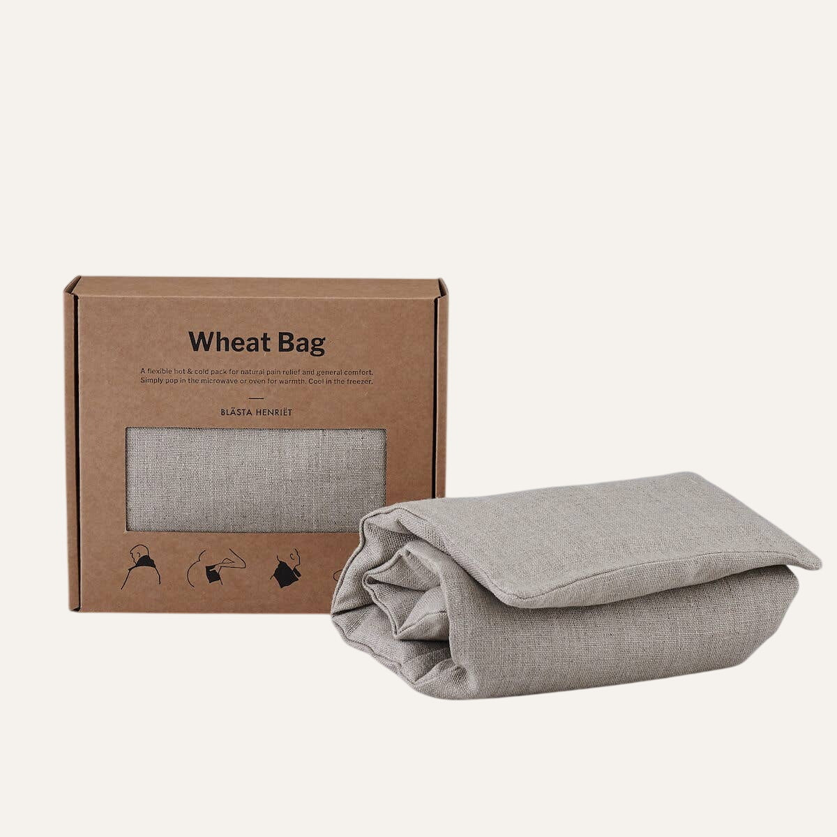 Wheat Bag - Hot/Cold: Herringbone Linen