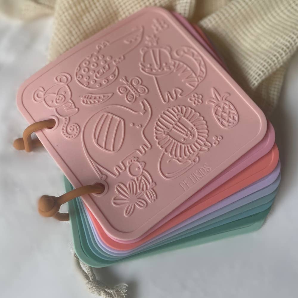 Sensory bath toy - Silicone bath book: Savannah