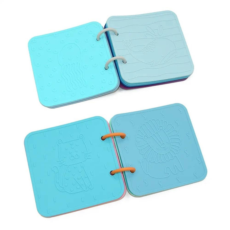 Sensory bath toy - Silicone bath book: Savannah