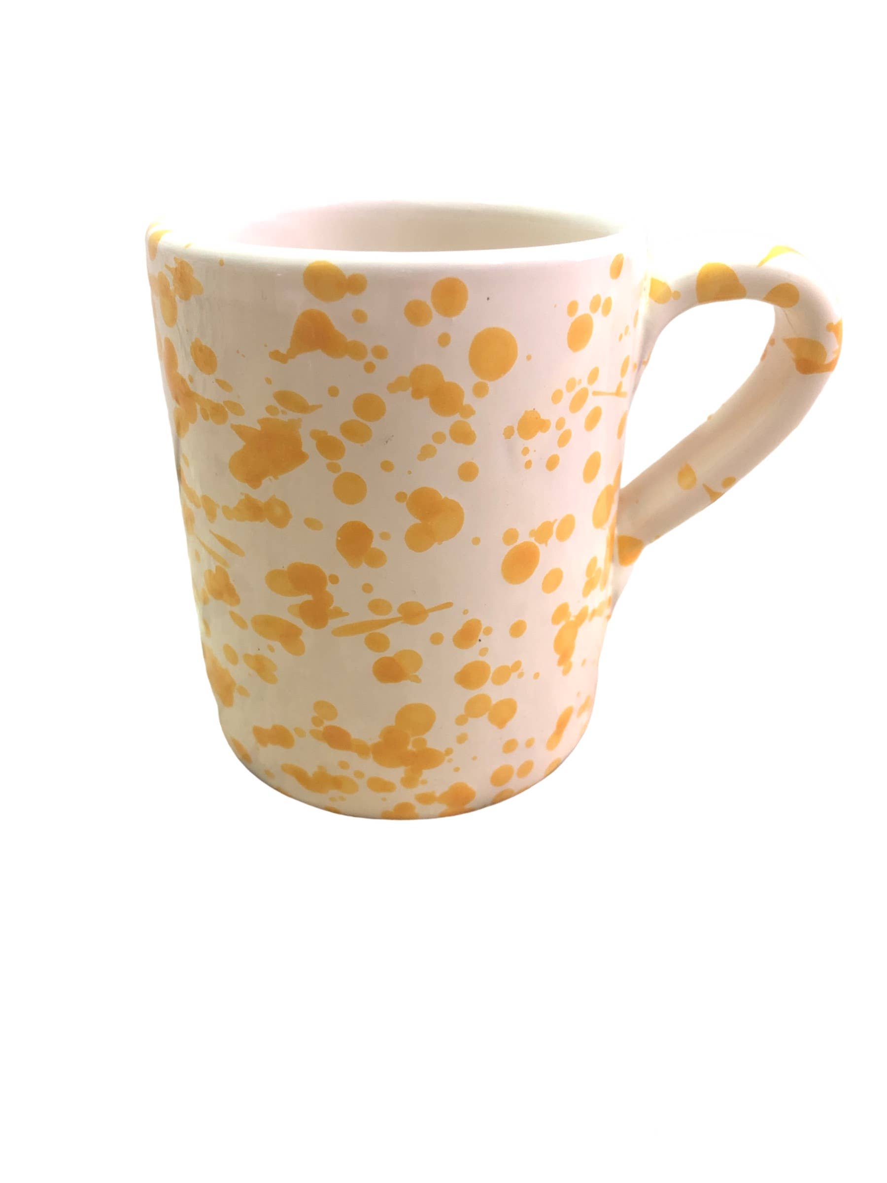 Mug cm. 9 - Splashed Line: Cream/blue