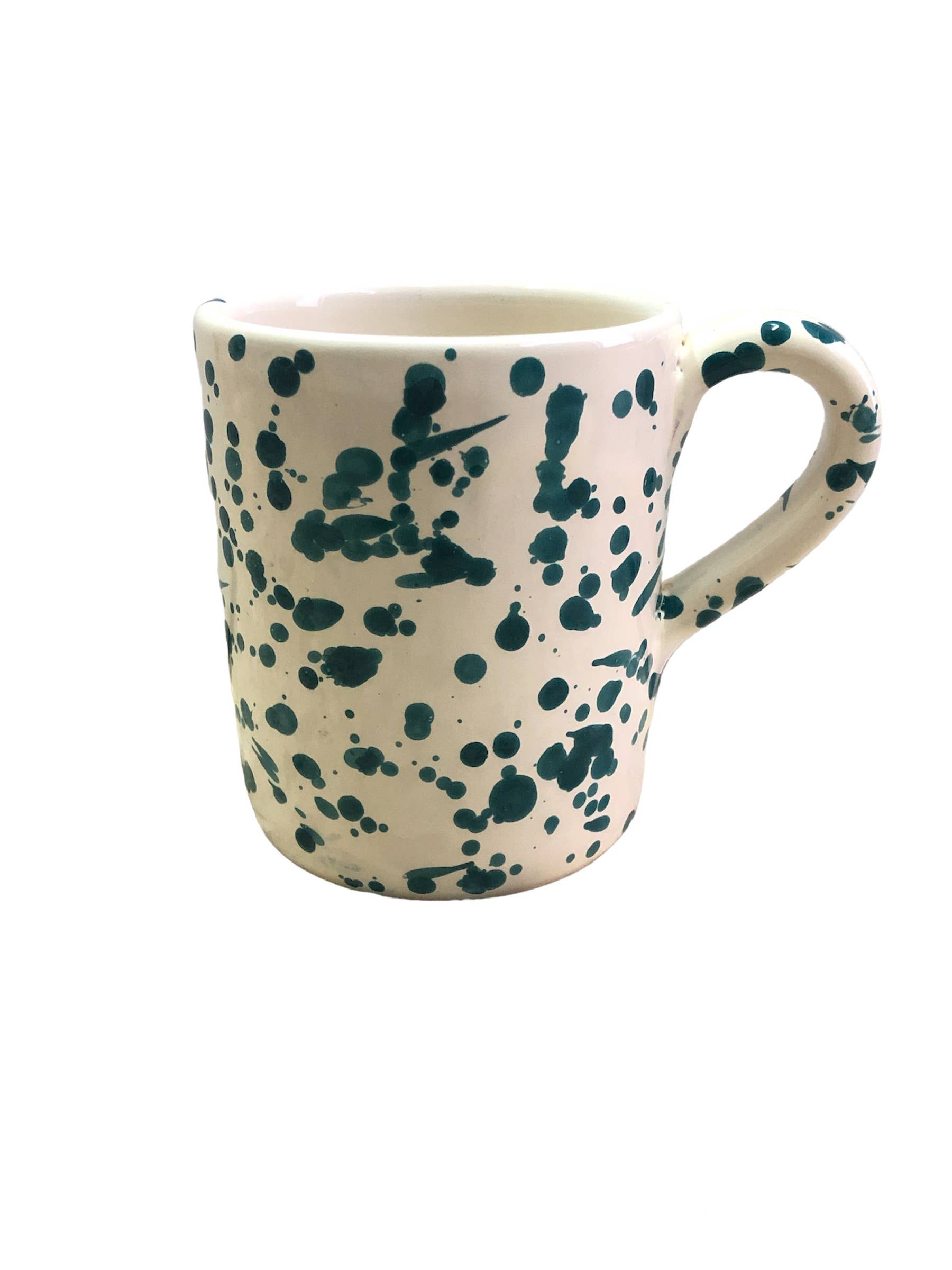 Mug cm. 9 - Splashed Line: Cream/grey