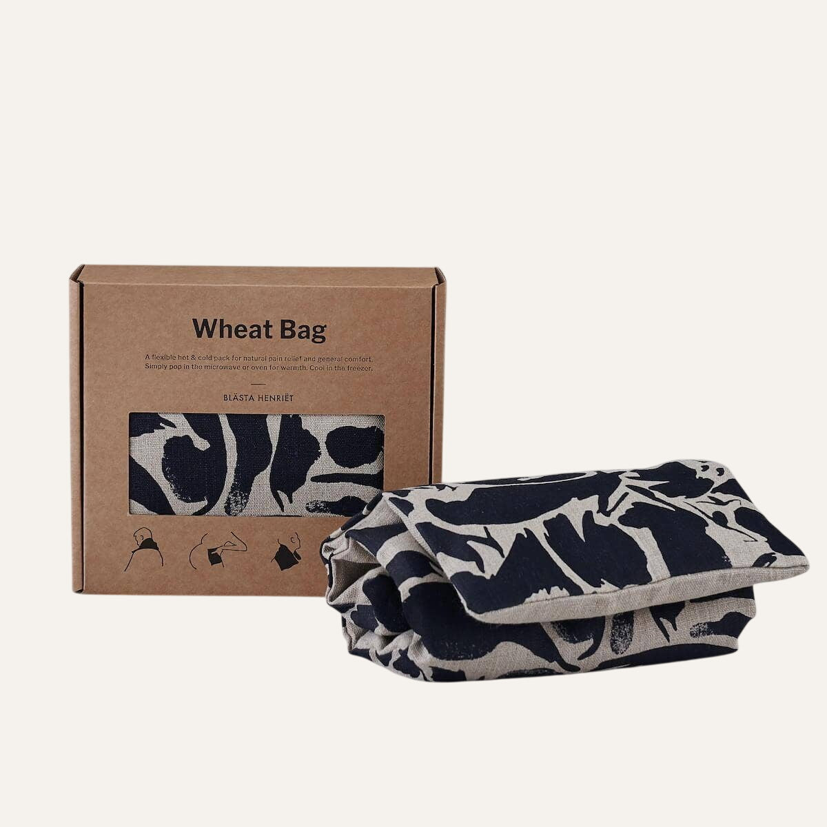Wheat Bag - Hot/Cold: Herringbone Linen