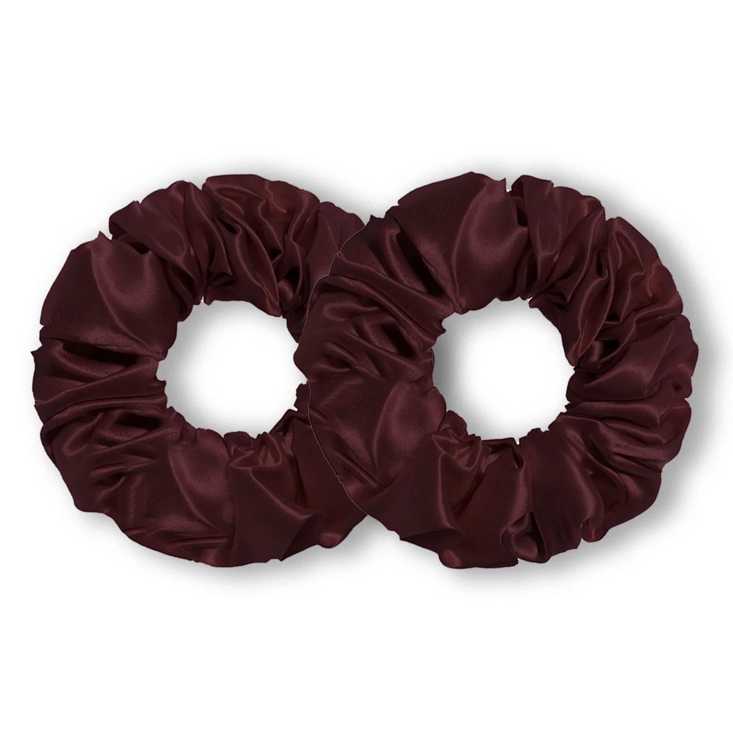 Classic Silk Scrunchies Merlot