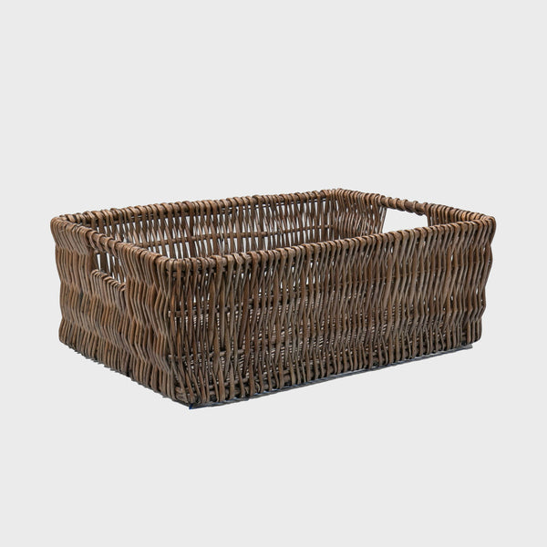 PEWTER WICKER BASKET - TheGiftCoMalta