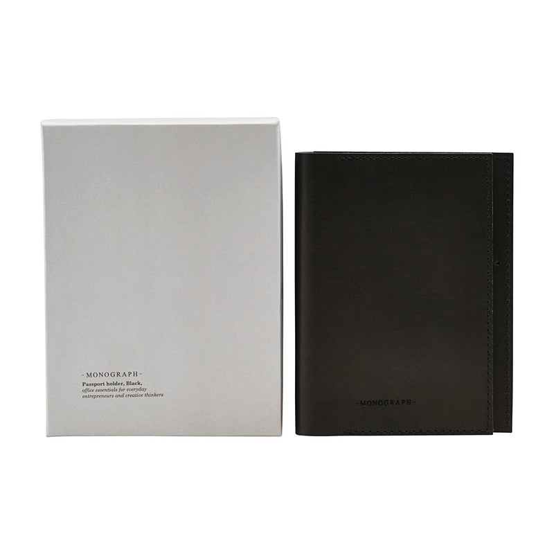 Leather Passport Holder by Monograph